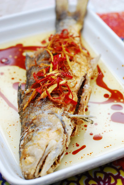Fried Threadfin Fish (Ma Yau) With Soy Sauce